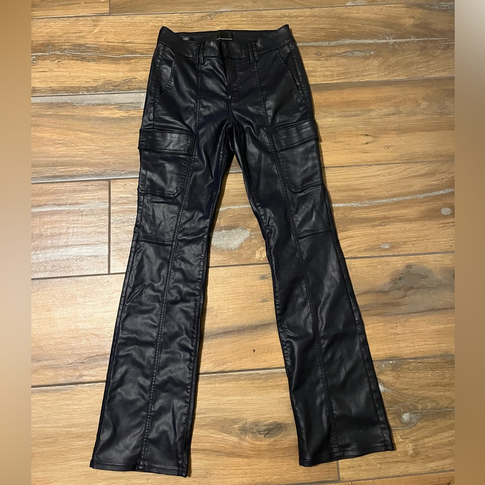 WHBM faux leather pants